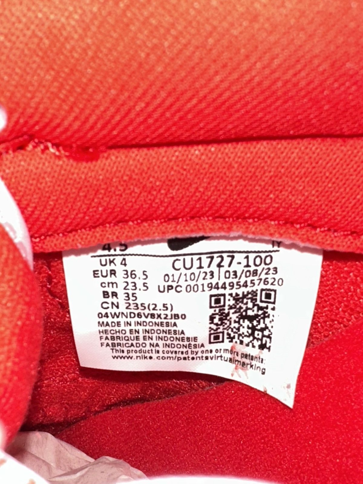 Nike Nike Dunk Low SP St. John's (2023) Size 4.5M/6W CU1727-100 Size US 6 / IT 36 - 6 Thumbnail
