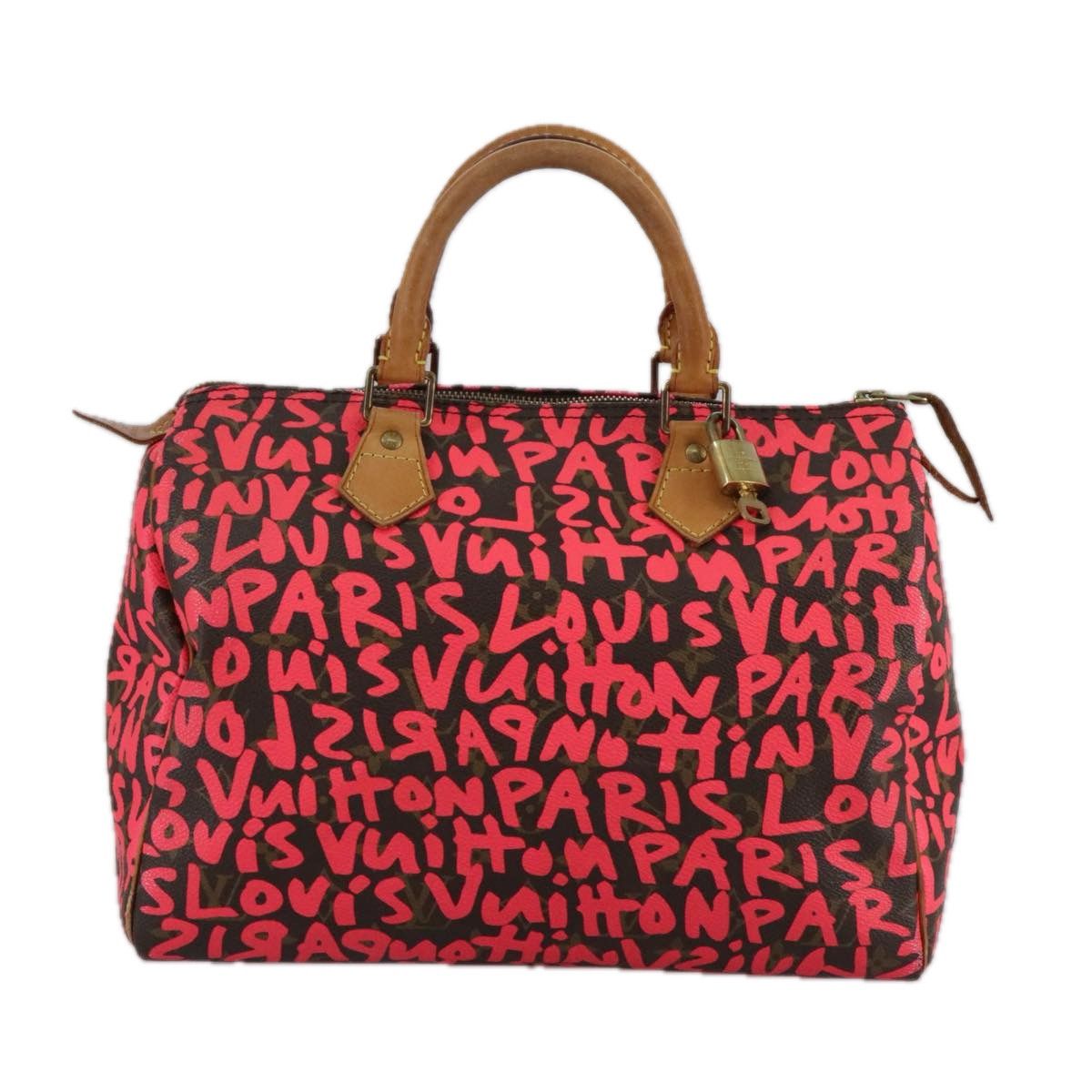 Louis Vuitton Speedy 30 Red Canvas Handbag (Pre-Owned) Size ONE SIZE - 1 Thumbnail