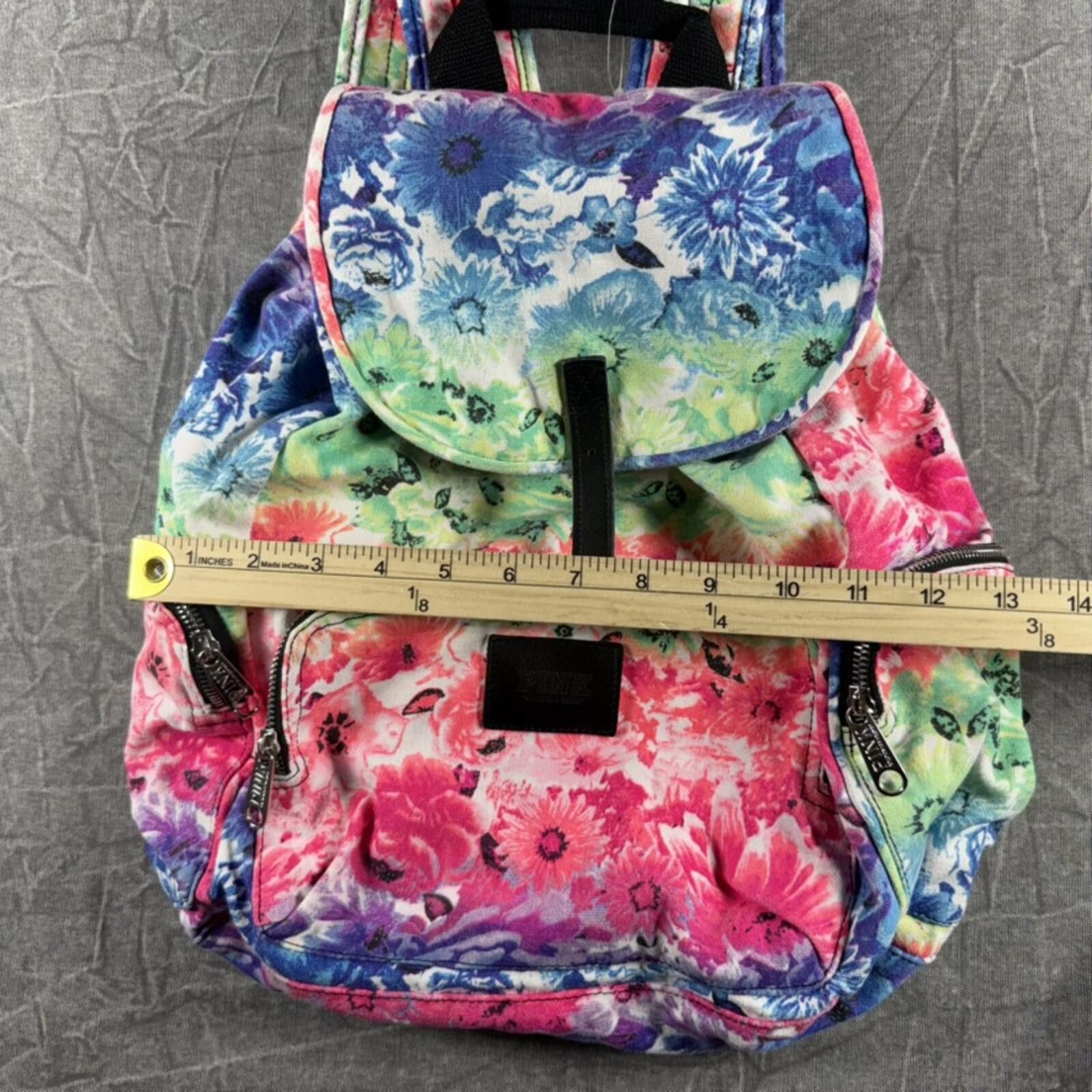 Pink Victorias Secret Backpack Rainbow Love Pink Gym Bag Size ONE SIZE - 6 Thumbnail