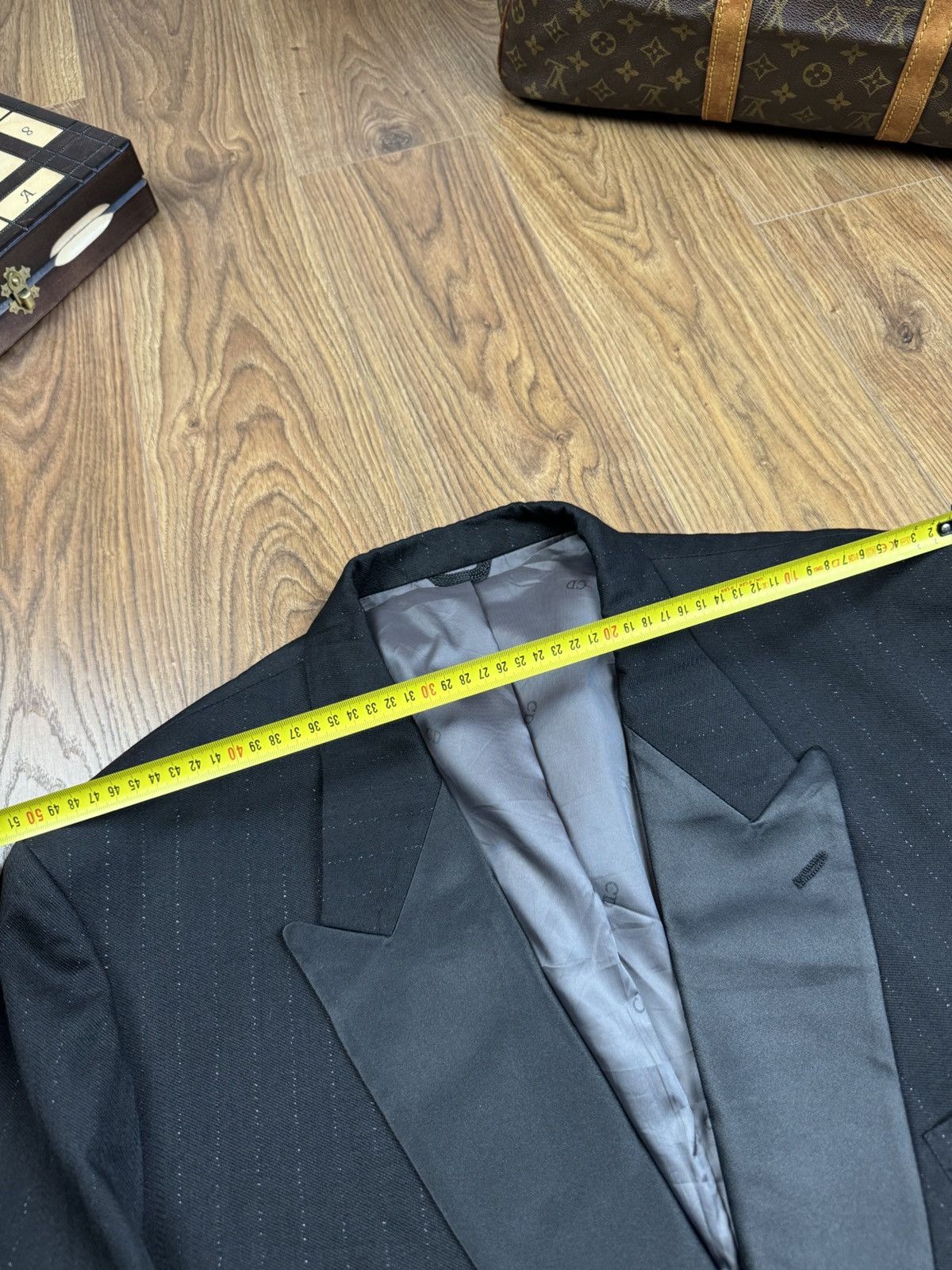 Christian Dior Monsieur Vintage wool blazer Christian Dior original luxury item Size 52L - 8 Thumbnail