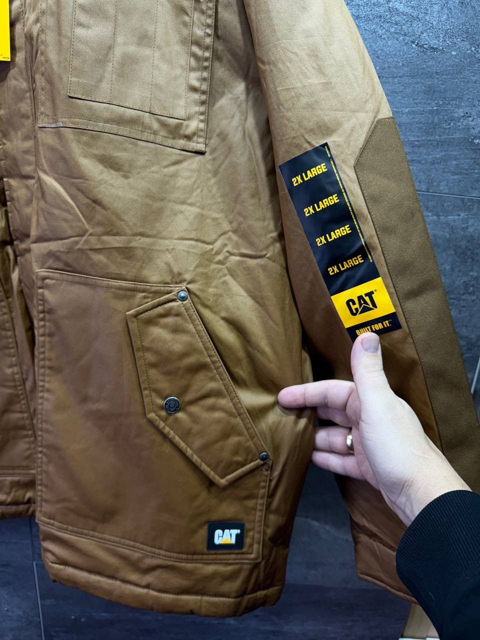 Other Caterpillar Excursion Waxed Canvas Jacket Work Size US XXL / EU 58 / 5 - 10 Thumbnail