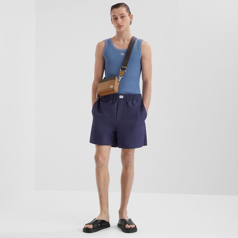 o1B3y1r0326 Tank Top in Blue