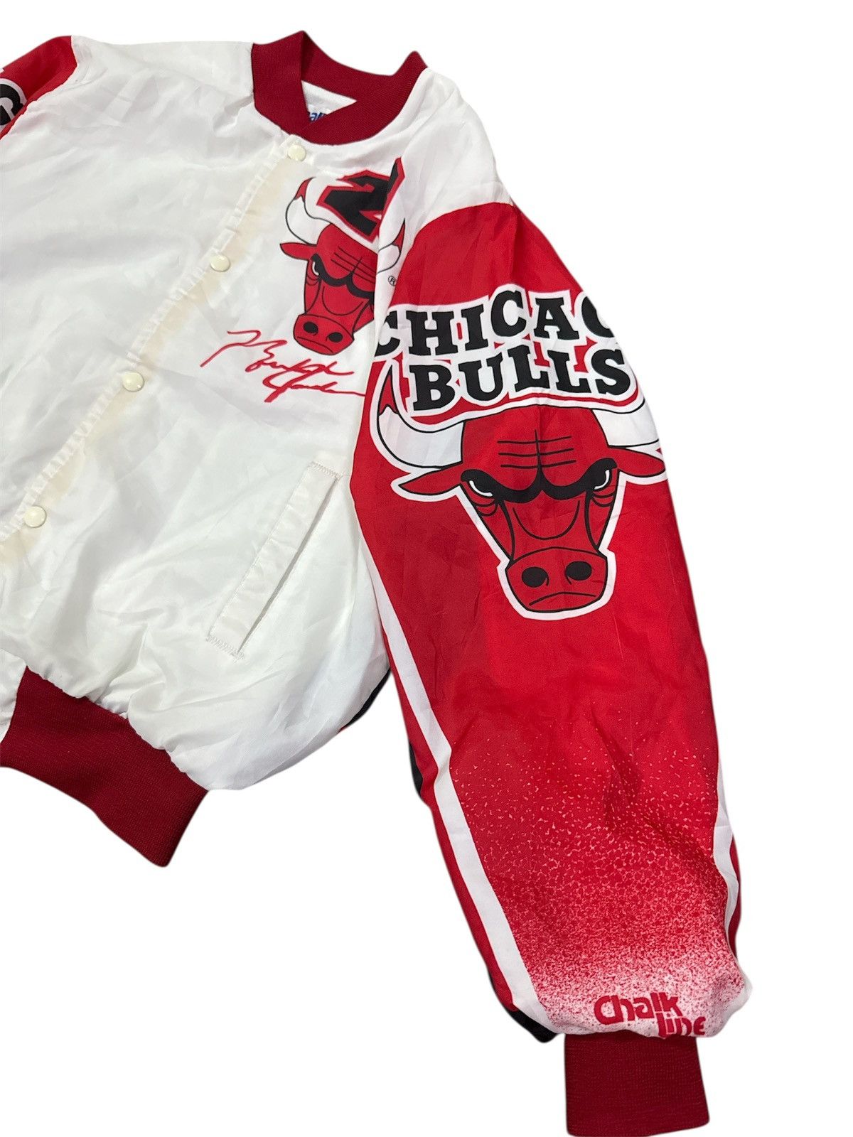 Vintage 1990s Chicago Bulls Michael Jordan Fanimation jacket. Size US L / EU 52-54 / 3 - 5 Thumbnail