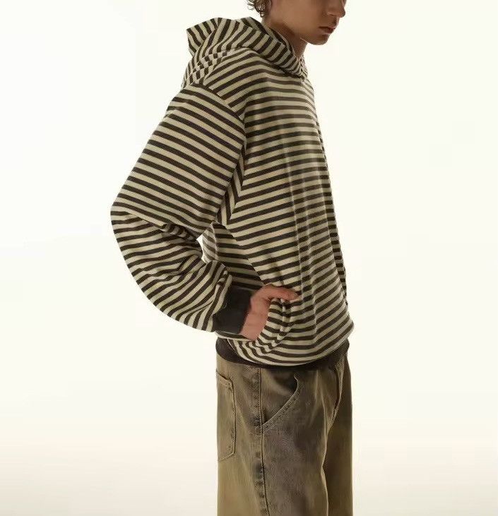 Other Striped Loose Streetwear Hoodie Casual Sweatshirt Size US XXL / EU 58 / 5 - 3 Thumbnail