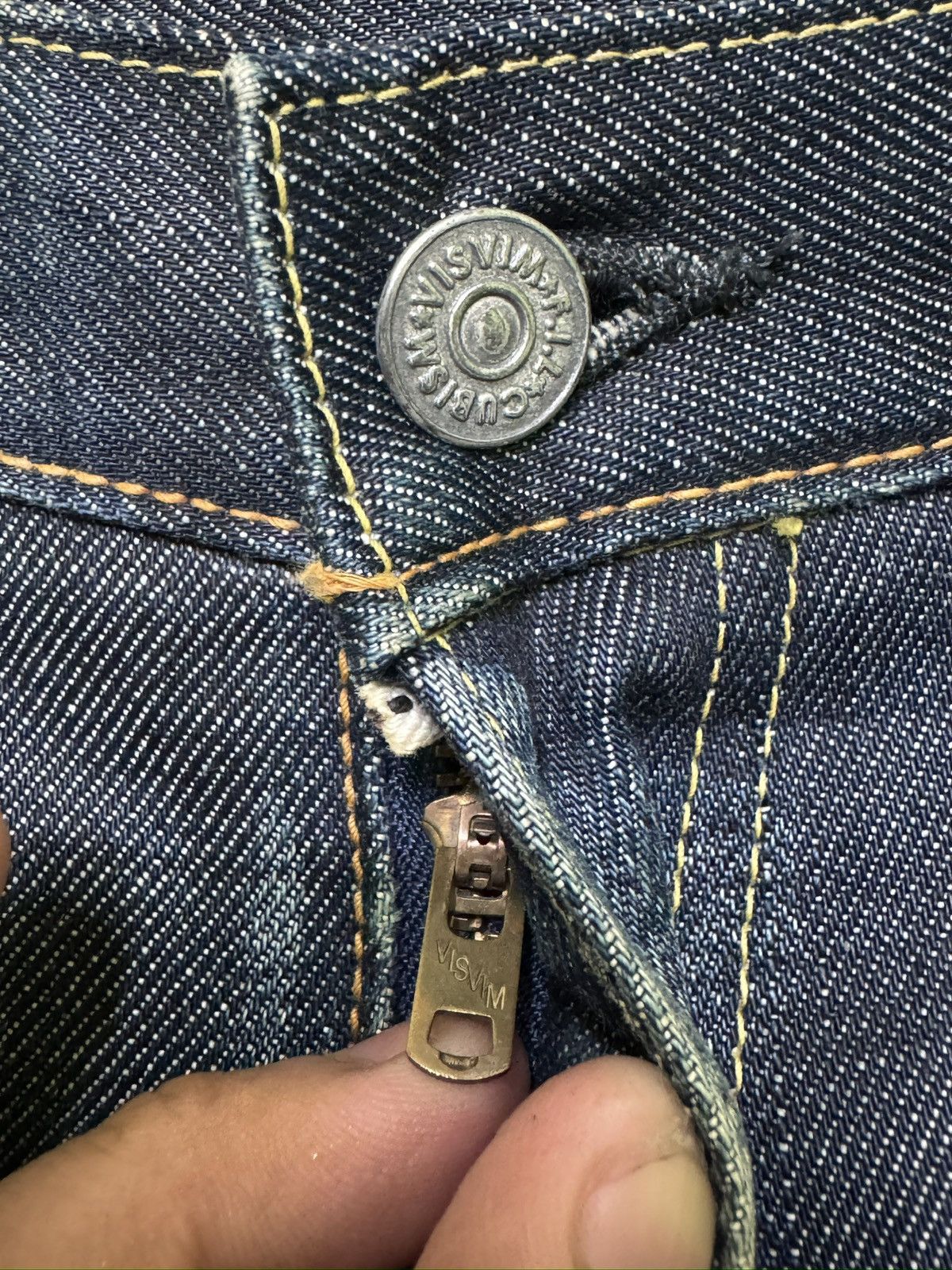Visvim Vintage Visvim Social Sculpture 03 NW Slim Straight Jeans Size US 31 - 7 Thumbnail