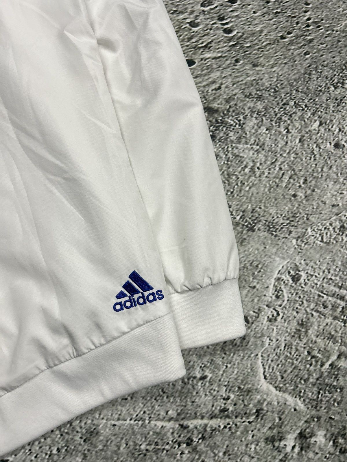 Adidas Real Madrid Adidas track suit white pants jacket Champions Size US L / EU 52-54 / 3 - 9 Thumbnail