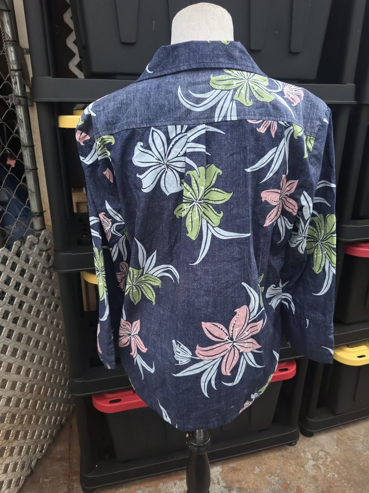 Reyn Spooner PreOwned Reyn Spooner Top Blouse Blue Hawaiian Women's XL Size XL / US 12-14 / IT 48-50 - 2 Thumbnail
