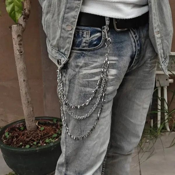Japanese Brand Masumizu x Reia Copper Leaf Round Bead Pants Chain Size ONE SIZE - 5 Thumbnail