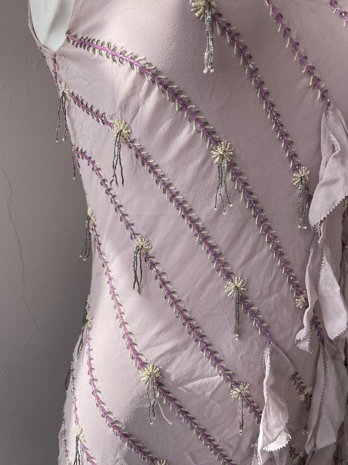 Vintage Italian silk dress Size S / US 4 / IT 40 - 10 Thumbnail