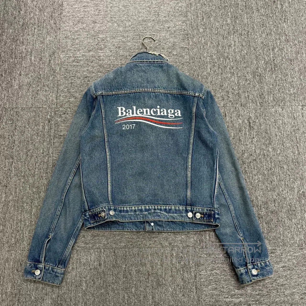 Balenciaga Balenciaga Cola Print Denim Jacket. Size US M / EU 48-50 / 2 - 5 Thumbnail