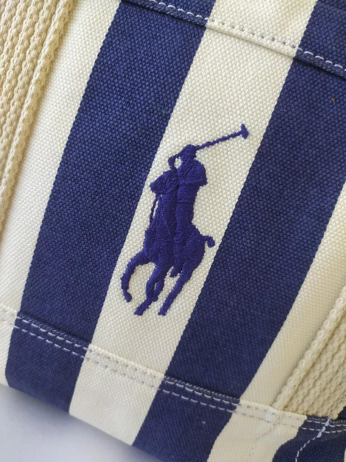 Polo Ralph Lauren Polo Ralph Lauren pony embroidered striped tote bag IFD 8019 Size ONE SIZE - 2 Thumbnail