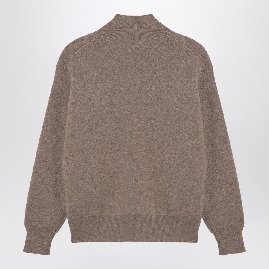The Row o1d2blof1024 Cashmere Jumper in Beige Size M / US 6-8 / IT 42-44 - 2 Thumbnail