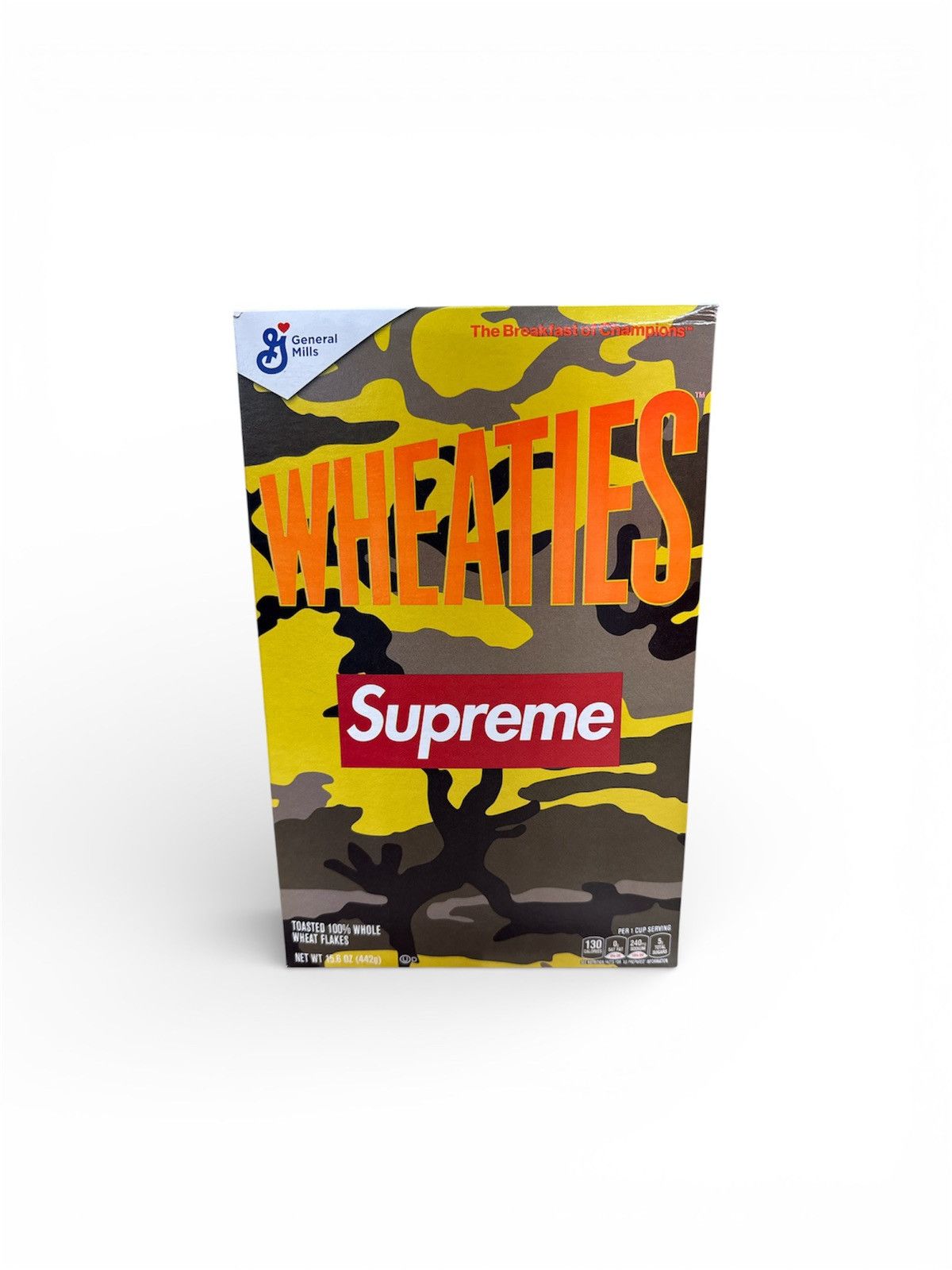 Supreme Supreme Wheaties Yellow Camo NOT SAFE FOR HUMAN CONSUMPTION! Size ONE SIZE - 1 Thumbnail