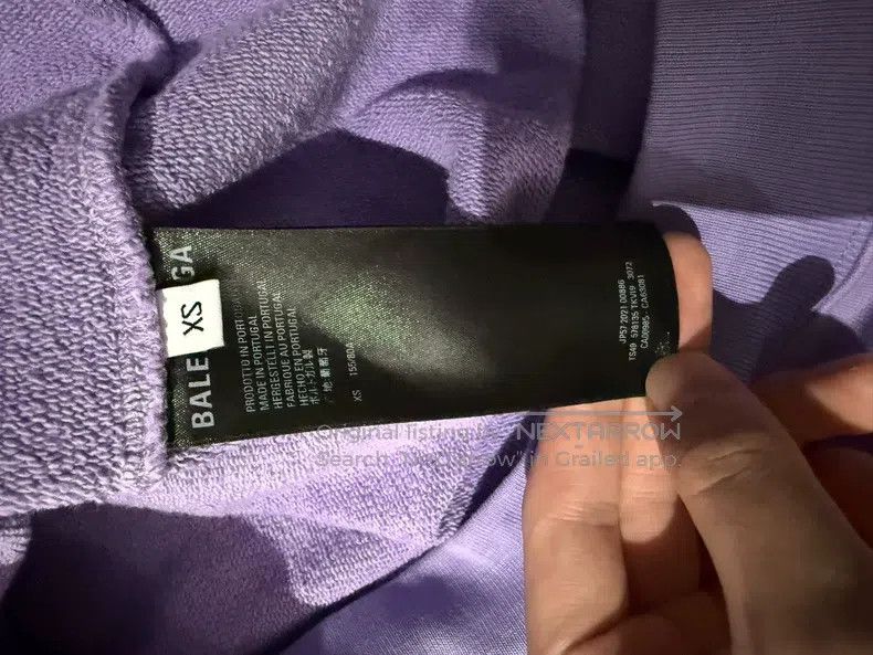 Other Balenciaga Eggplant Purple Coke Embroidered Sweatshirt Size US XS / EU 42 / 0 - 4 Thumbnail
