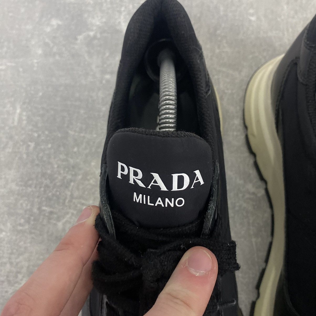 Prada Prada Sneakers Milano Leather Shoes Trainers Prax 01 Size US 7.5 / EU 40-41 - 5 Thumbnail