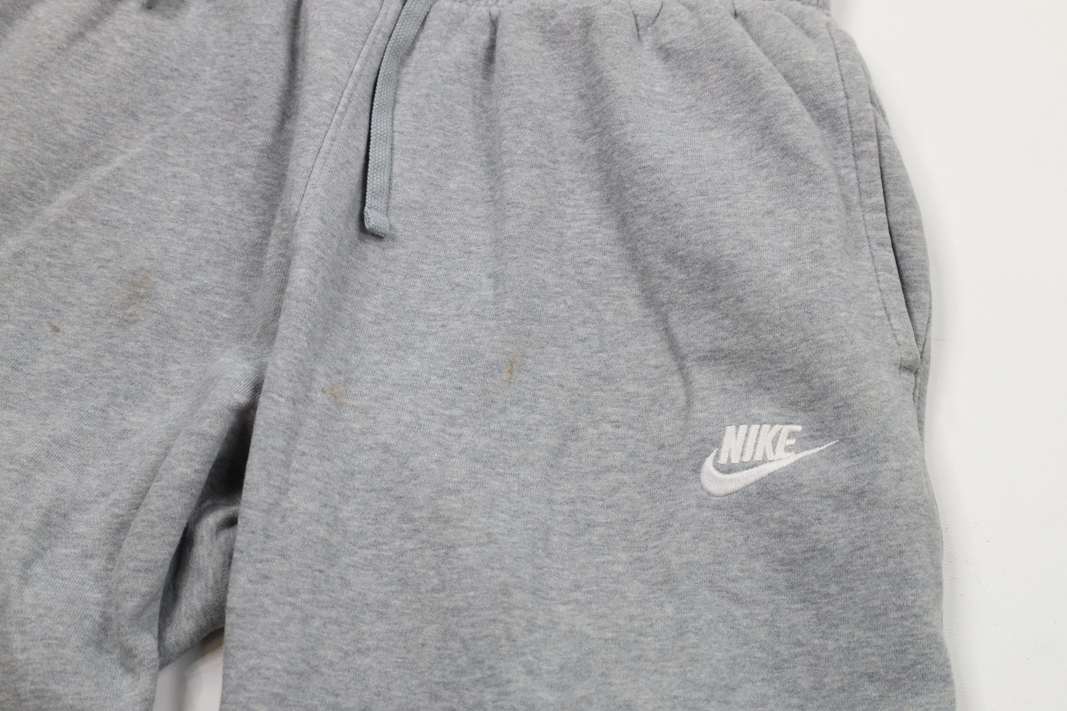 Nike × Vintage Vintage Y2K Nike Travis Scott Mini Swoosh Sweatpants Gray Size US 34 / EU 50 - 7 Thumbnail