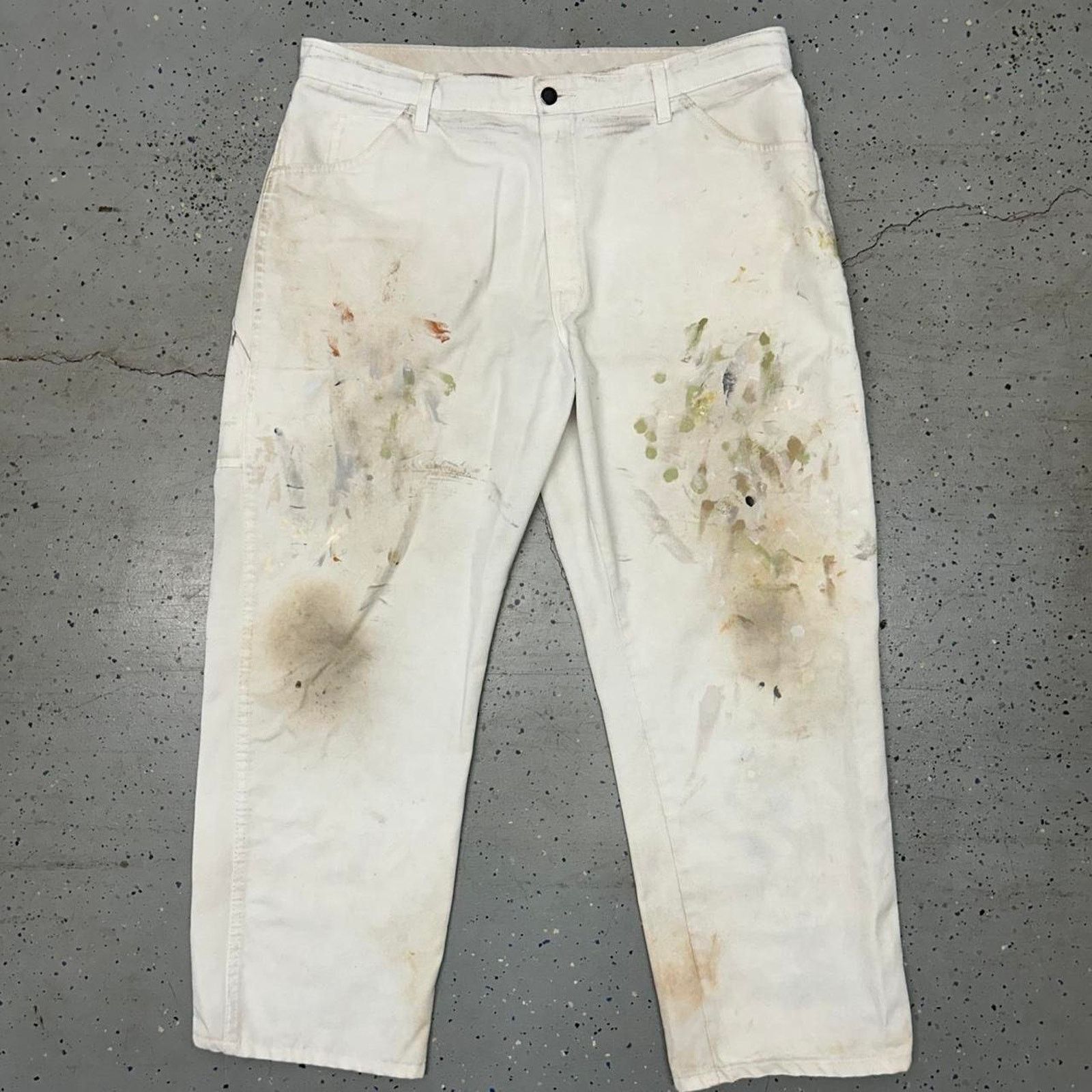 Dickies Y2K Dickies White painters carpenter pants Size US 40 / EU 56 - 1 Thumbnail