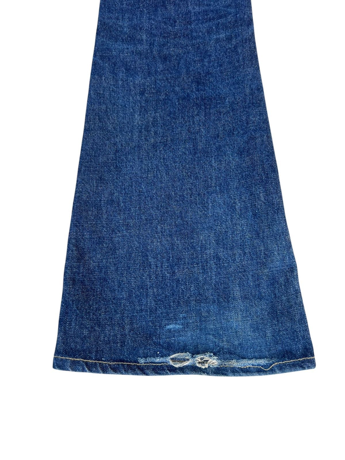 Lee Vintage Y2K Lee Riders Blue Denim Super Flare Jeans Size US 30 / EU 46 - 15 Thumbnail
