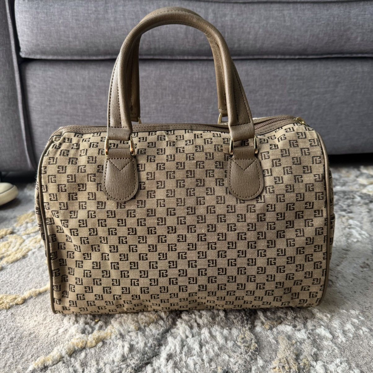 Pierre Balmain Vintage Pierre Balmain Boston Monogram Handbag Size ONE SIZE - 4 Thumbnail