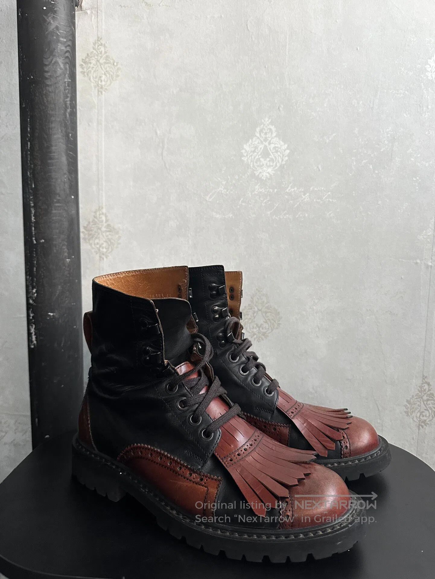 Dries Van Noten dries van noten 16aw Stylish Fringed Long Boots| Size US 8 / EU 41 - 2 Thumbnail