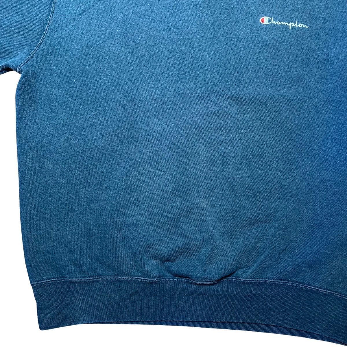 Champion × Vintage 90s Champion Blue Athletic Apparel Embroidered Sweatshirt Size US XL / EU 56 / 4 - 5 Thumbnail