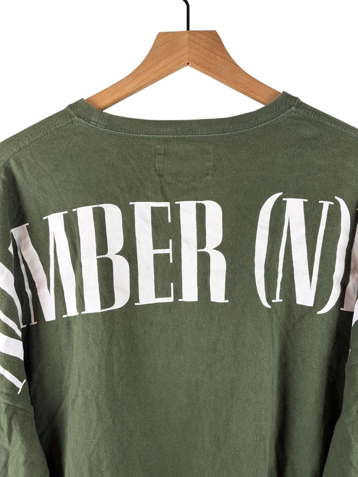 Number (N)ine Number Nine Big Logo Back Print L/S Tee Size US M / EU 48-50 / 2 - 3 Thumbnail
