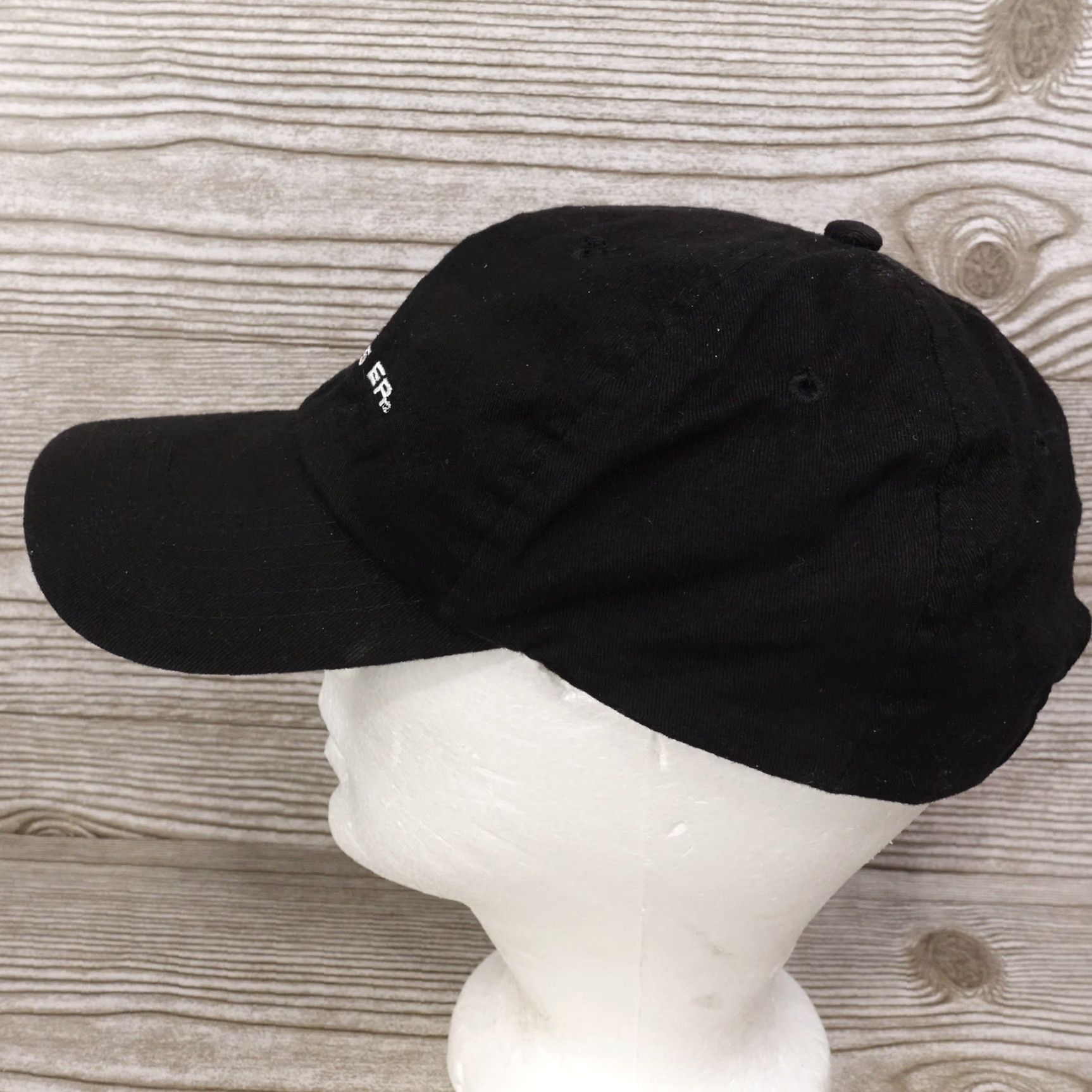 Budweiser VINTAGE BUDWEISER BASEBALL CAP - Black Strapback Hat - One Size - Casual - Mens Size ONE SIZE - 4 Thumbnail