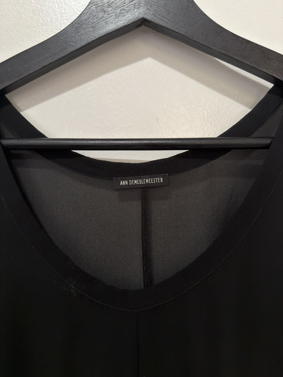 Ann Demeulemeester 90s Silk Darted Tank Top Size XS / US 0-2 / IT 36-38 - 2 Thumbnail