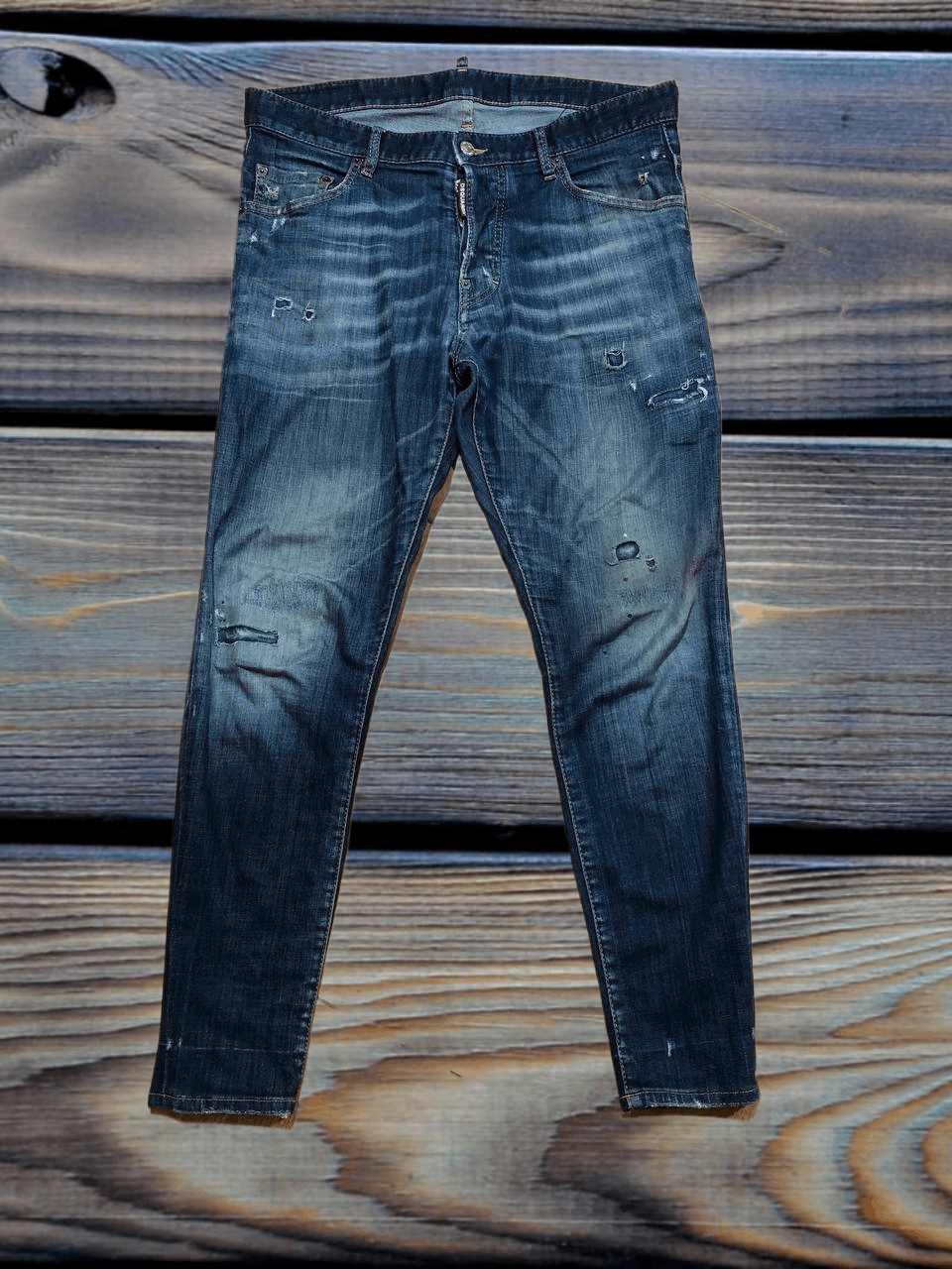 Dsquared2 Dsquared2 Ds2 Mens Slim Fit Distressed Jeans Size US 34 / EU 50 - 1 Thumbnail
