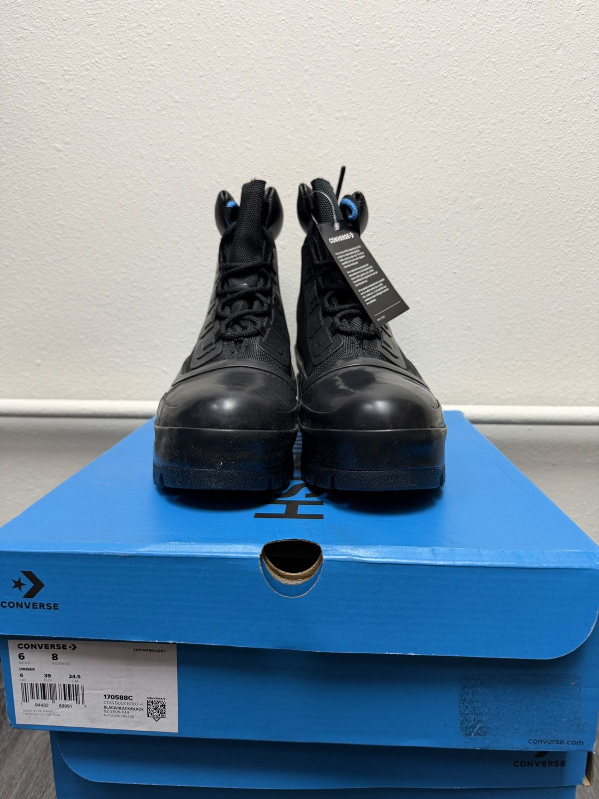 Ambush Design × Converse Converse x Ambush CTAS Duck Boot Black Canvas Womens Size US 8 / IT 38 - 2 Thumbnail
