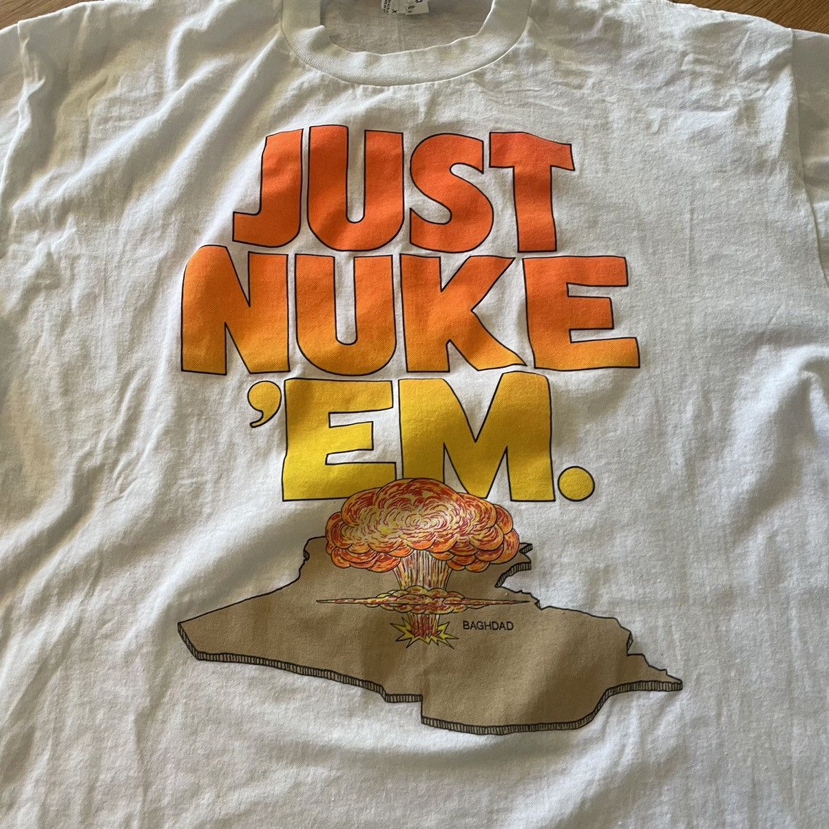 Other Vintage Military Baghdad Nike Parody tee Size US XL / EU 56 / 4 - 2 Thumbnail