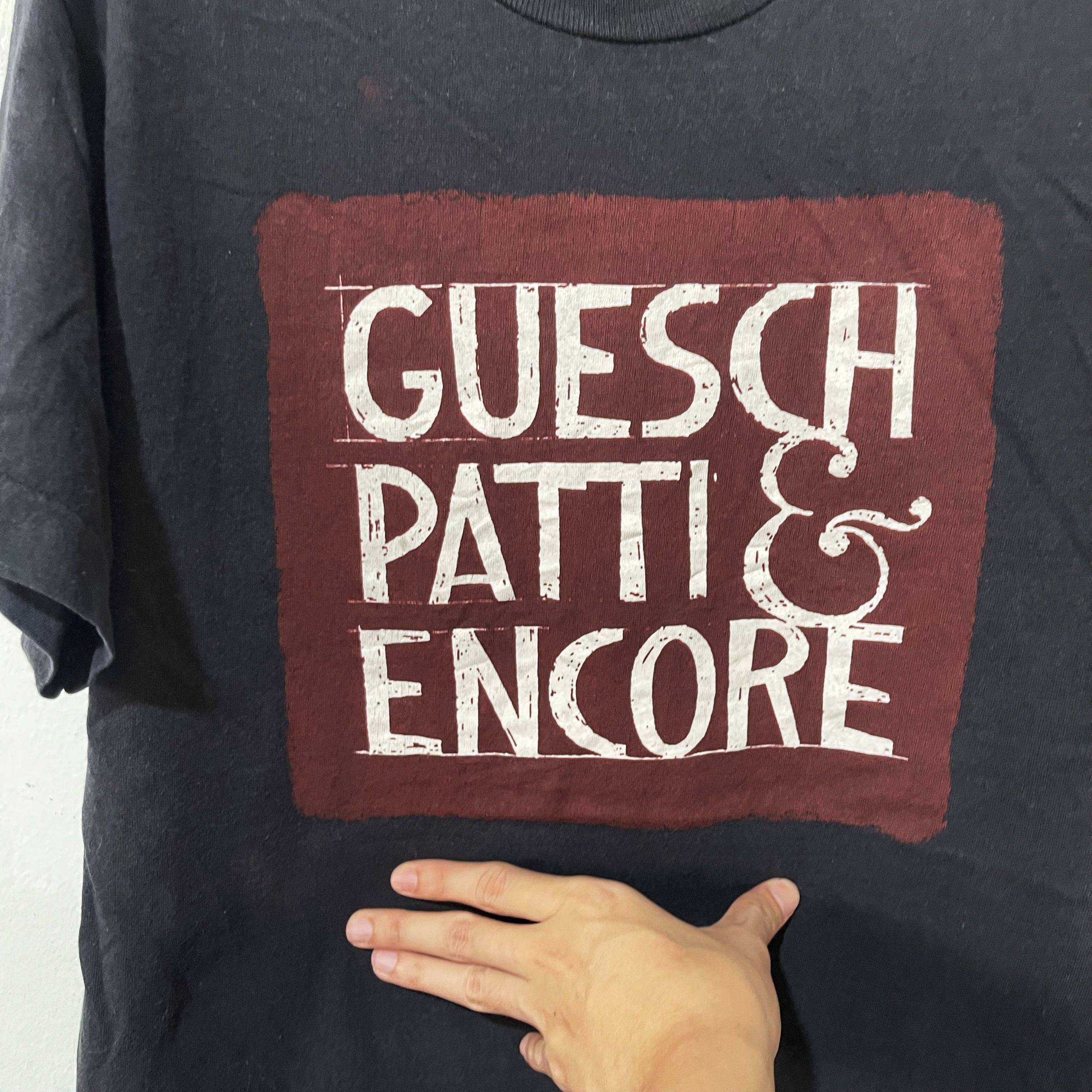 Vintage Vintage 1990 Guesch Patti “Encore” T-Shirt Size US M / EU 48-50 / 2 - 2 Thumbnail