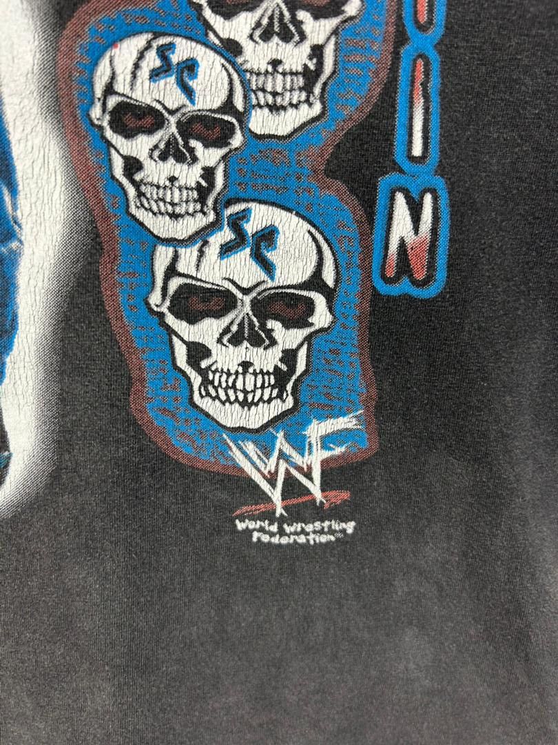 WWF Rare Design! Vintage 90s Stone Cold Steve Austin , Size US L / EU 52-54 / 3 - 6 Thumbnail