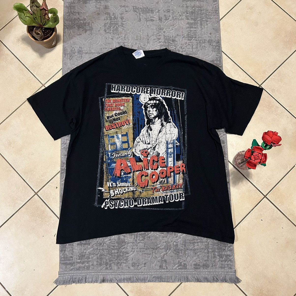 Band Tees × Vintage Y2K Alice Cooper tee Psycho Drama Tour Size US XL / EU 56 / 4 - 1 Thumbnail