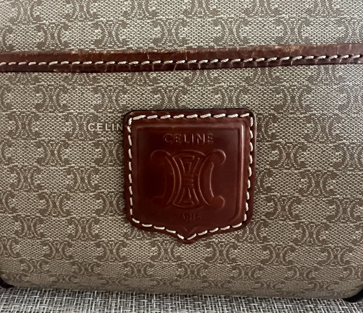 Celine Pre Loved Celine Macadam Chestnut Canvas Boston Bag Size ONE SIZE - 2 Thumbnail