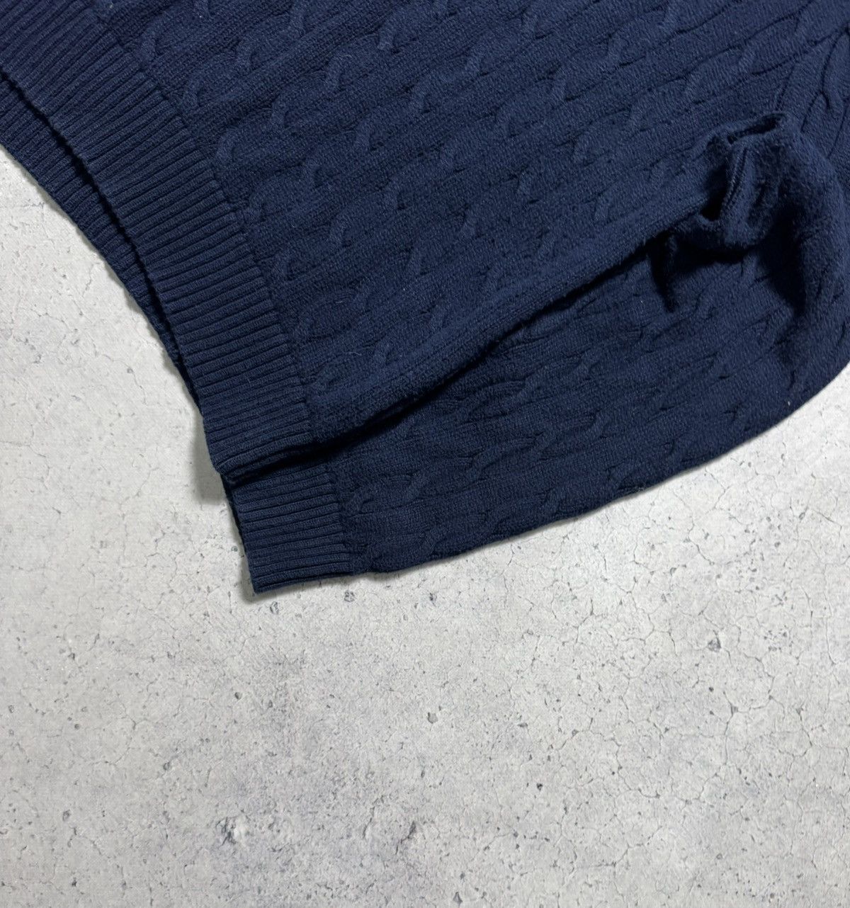 Polo Ralph Lauren Polo Ralph Lauren Navy Cable Knit Sweater PRL Size XXL Size US XXL / EU 58 / 5 - 4 Thumbnail