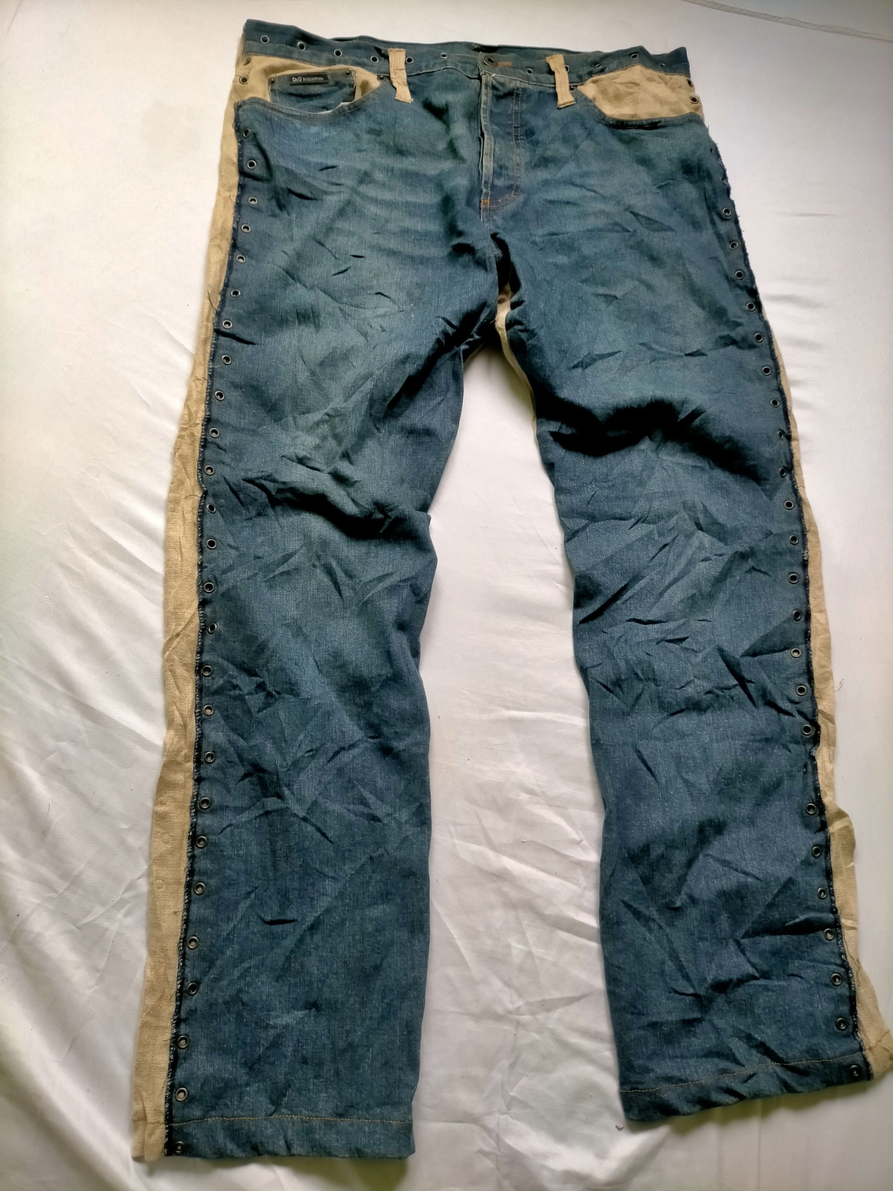 Dolce & Gabbana Vintage Dolce Gabbana Hybrid 90s Flare Denim Size US 36 / EU 52 - 8 Thumbnail