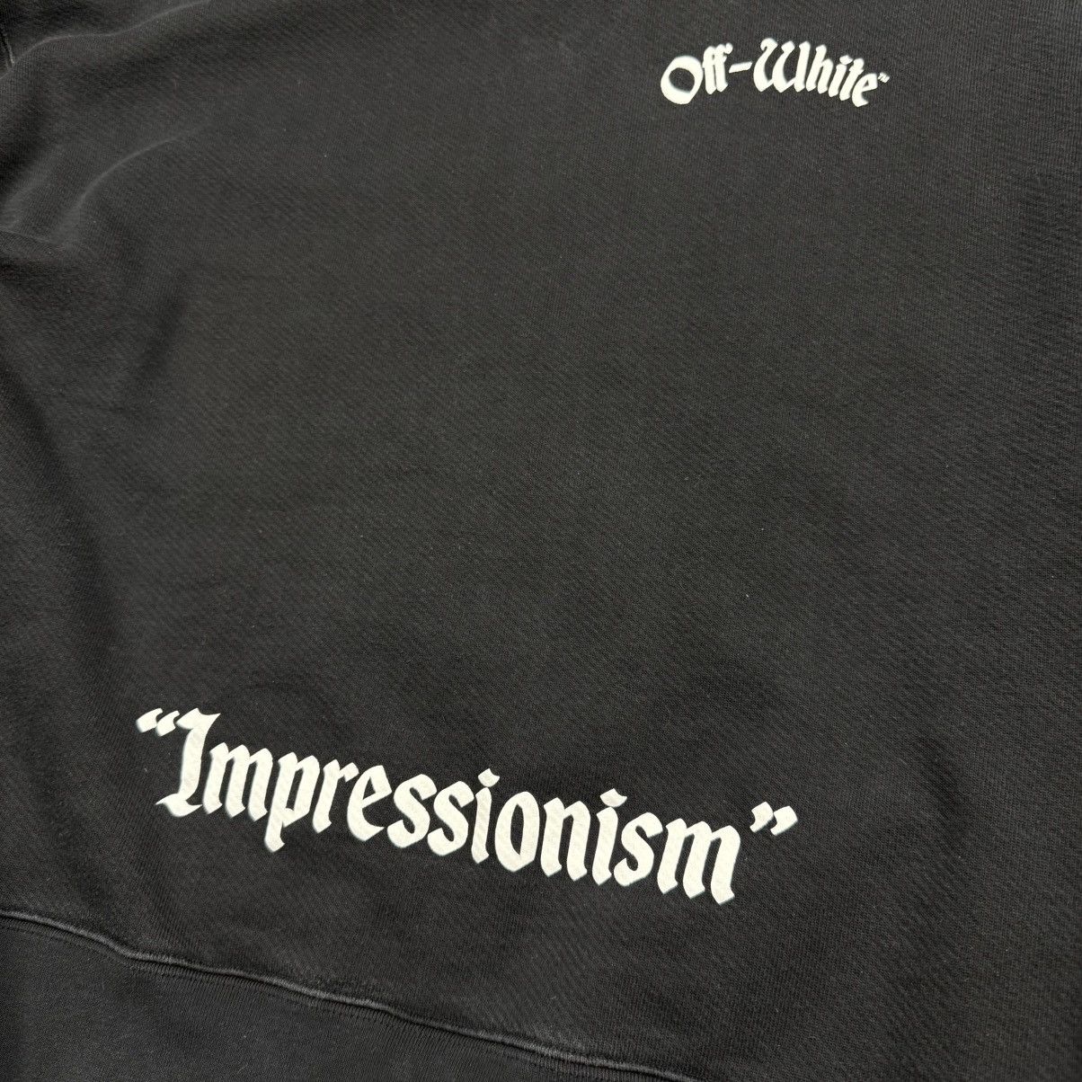 Off-White Off-White SS19 Impressionist Virgil Abloh Slim Crewneck Size US M / EU 48-50 / 2 - 2 Thumbnail