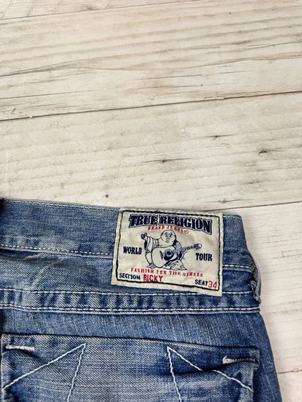 True Religion Vintage True Religion Ricky Baggy Denim Jeans 90s Y2K Size US 36 / EU 52 - 20 Thumbnail