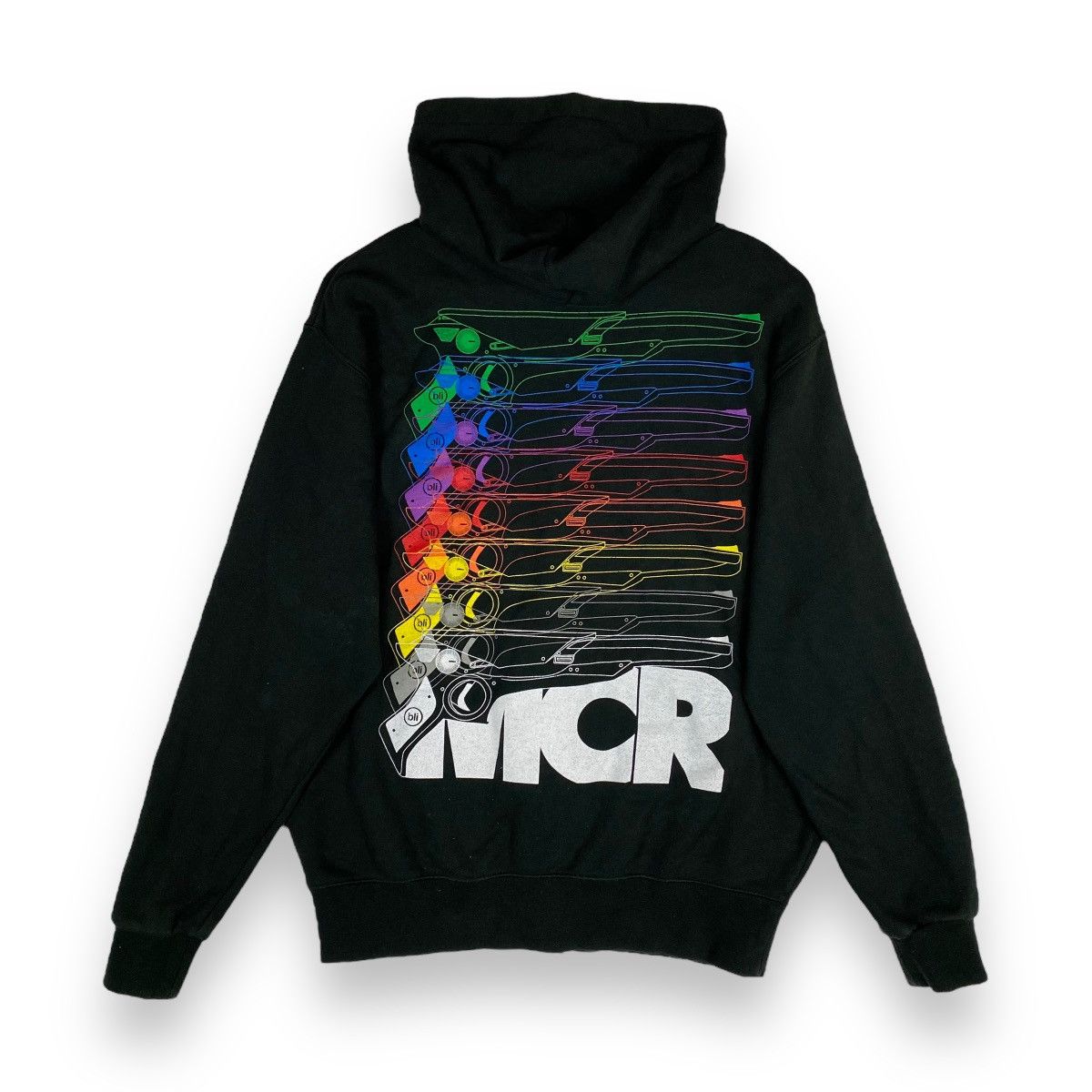 image of Band Tees x My Chemical Romance ly Seen!! My Chemical Romance Hoodie in Black, Men's (Size Medium)