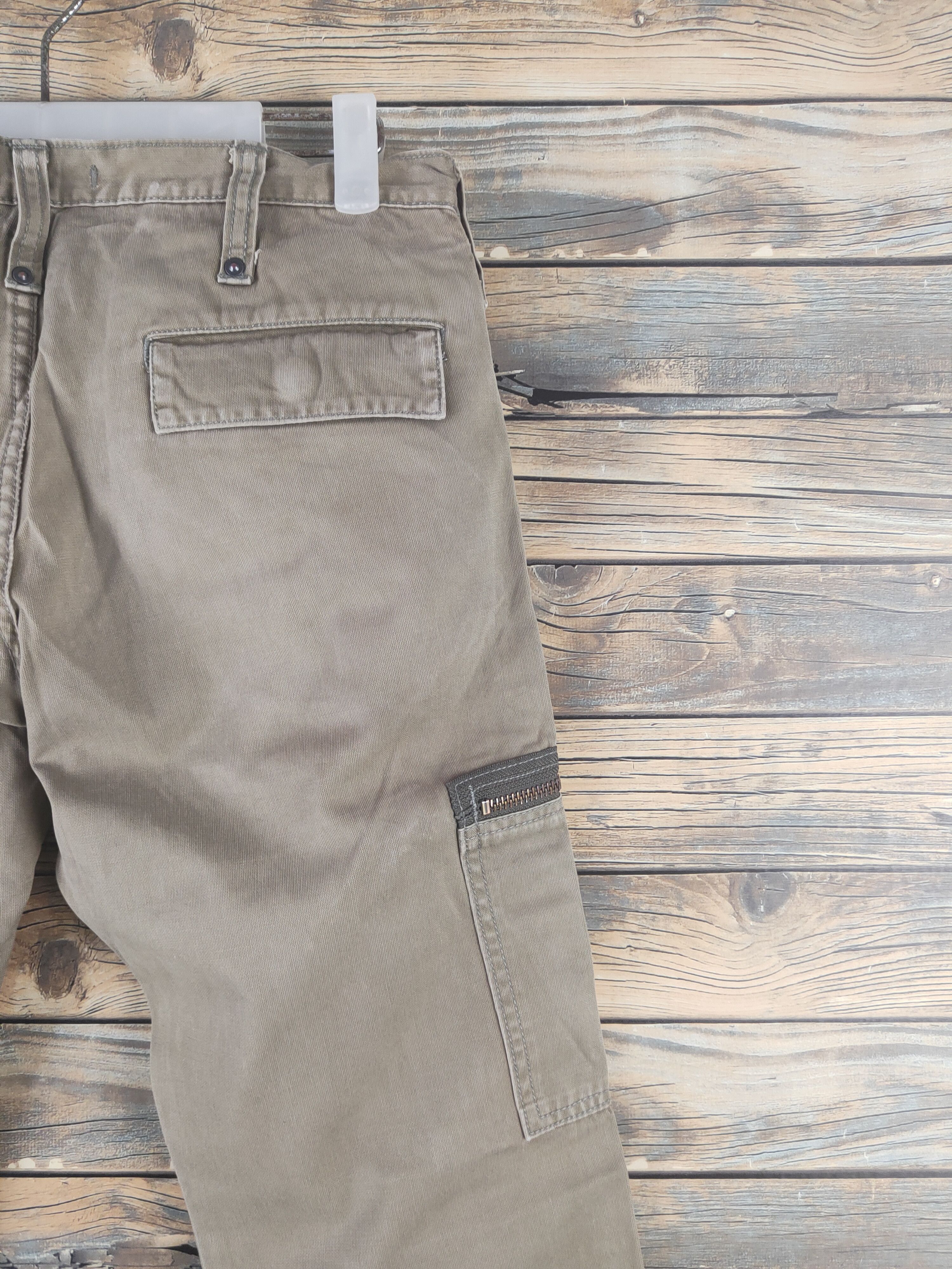 Japanese Brand DL Japanese Brand Olive Multipocket Cargo Pants #1892 Size US 30 / EU 46 - 10 Thumbnail