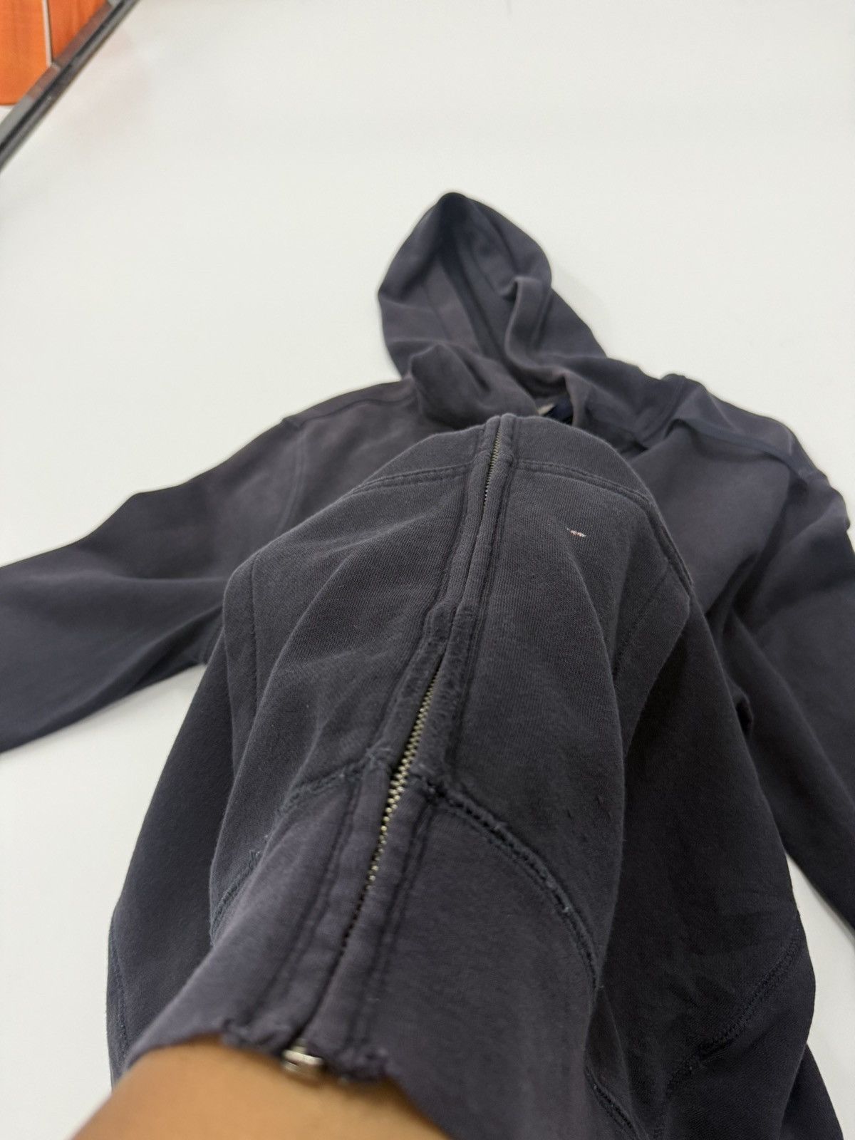 Gap 🔥 Distressed GAP Streetwear Hoodie Sunfaded Blue - XS Size US XS / EU 42 / 0 - 6 Thumbnail