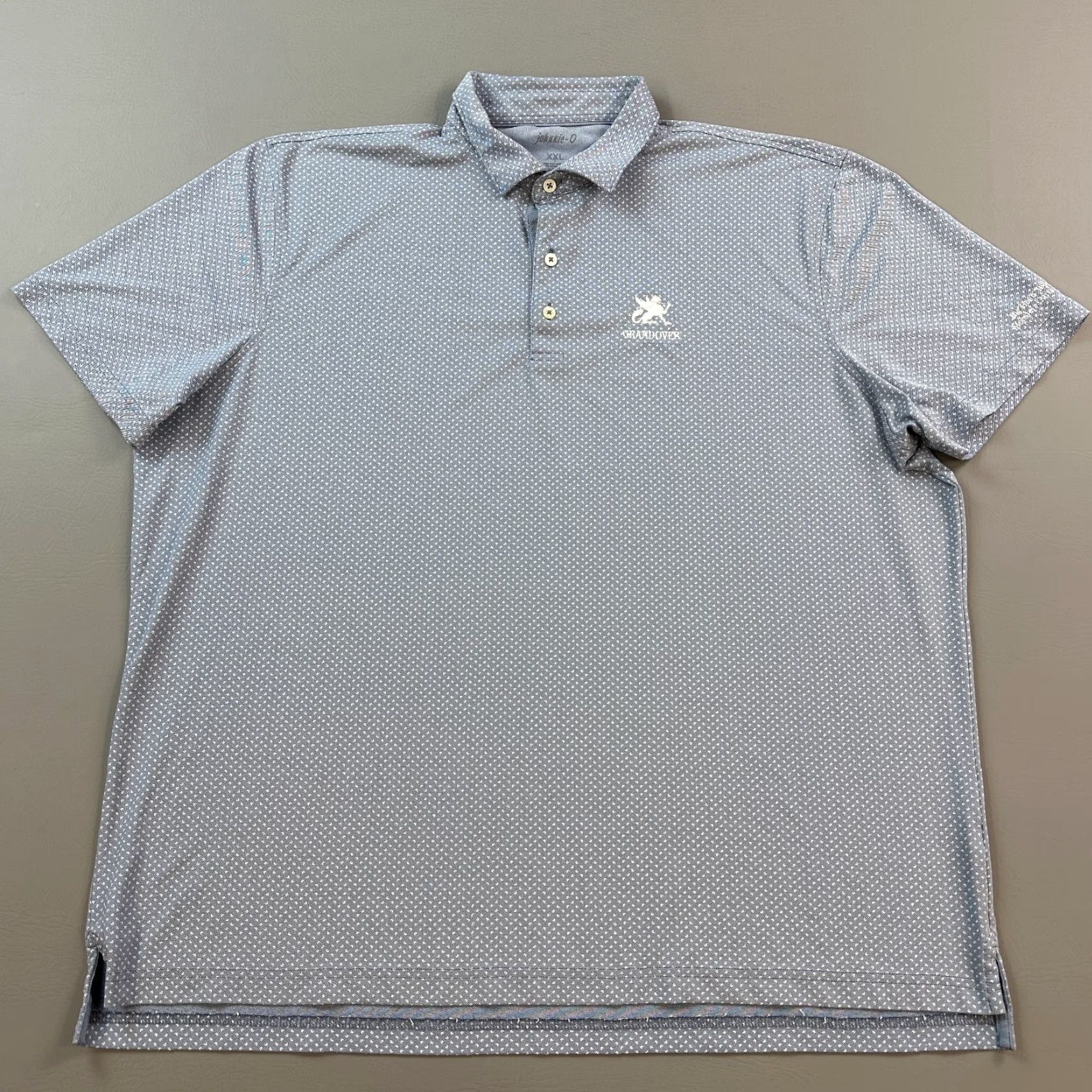 johnnie-O VINTAGE Johhnie-O Polo Shirt Mens 2XL Blue Linny Printed Performance Stretch Golf Casual Size US XXL / EU 58 / 5 - 2 Thumbnail