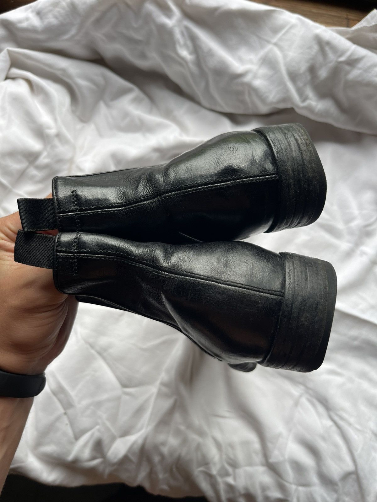 Officine Creative Oficine Creative black chelsea Leather Boots Guidi style Size US 10 / EU 43 - 16 Thumbnail