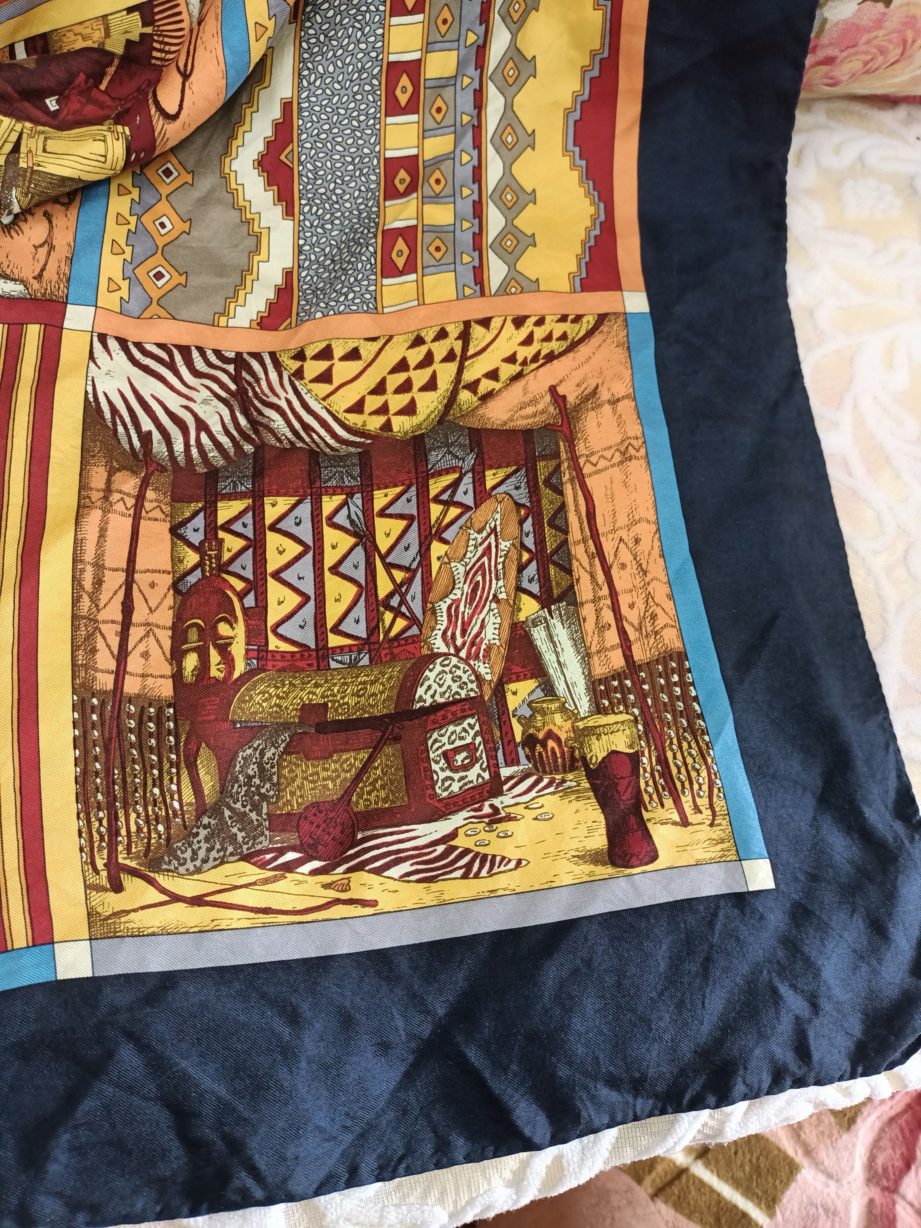 Alviero Martini Vintage Alviero Martini Hand Made Silk Scarves Size ONE SIZE - 8 Thumbnail