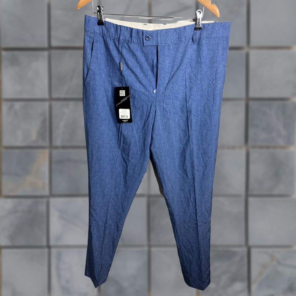 Vintage Head Golf Pants Mens 34 Galaxy Blue William UV Protection Moisture Wicking Stretch Pockets Front Flat Front Easy Care Performance Moisture Wicking Size US 34 / EU 50 - 1 Thumbnail