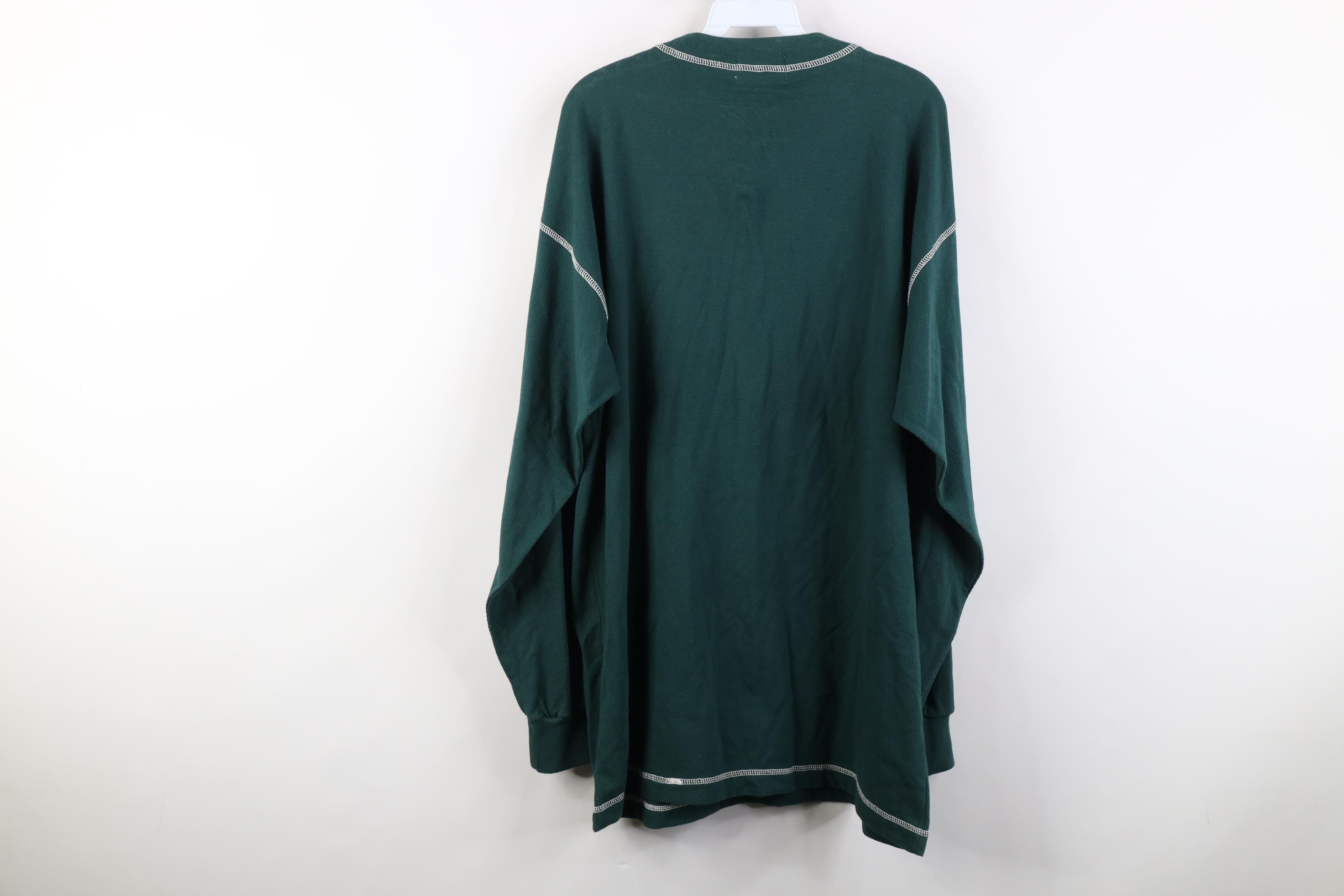 Vintage Deadstock Vintage 90s Streetwear Fit Thermal Knit T-Shirt Size US XL / EU 56 / 4 - 12 Thumbnail