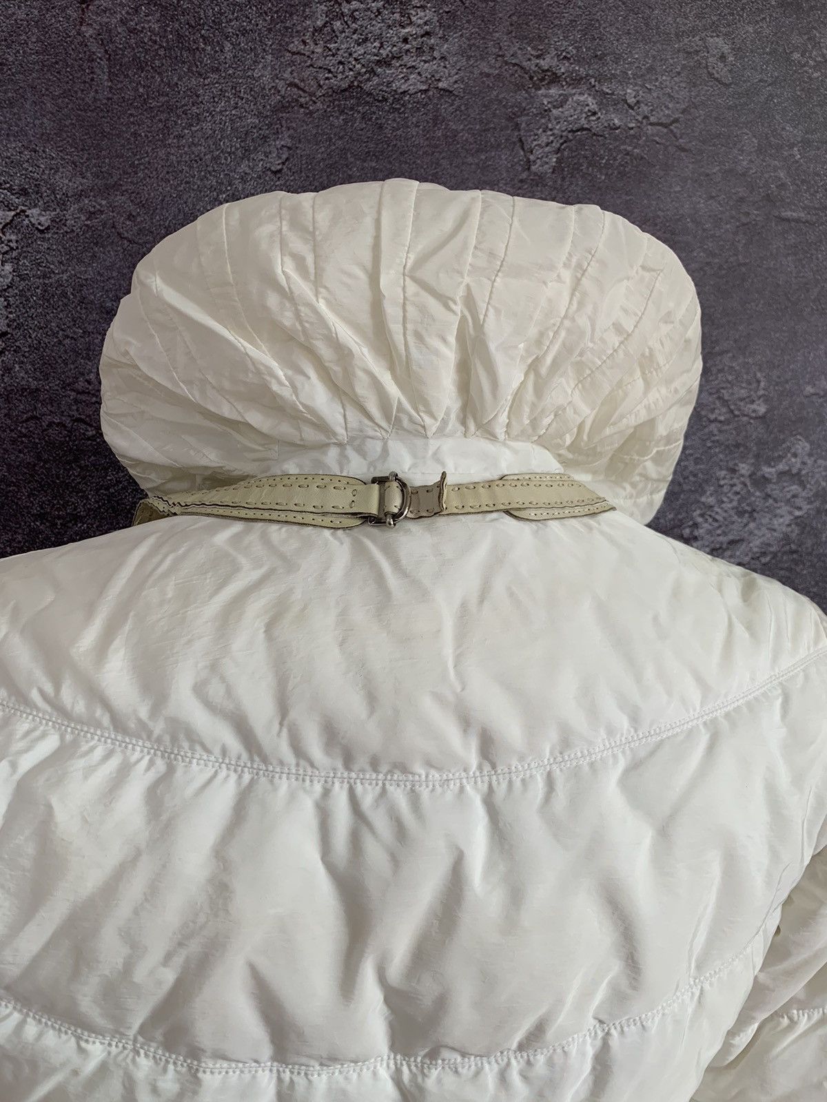 Ermanno Scervino ERMANNO SCERVINNO White Down Puffer Jacket Women’s L size Size L / US 10 / IT 46 - 11 Thumbnail