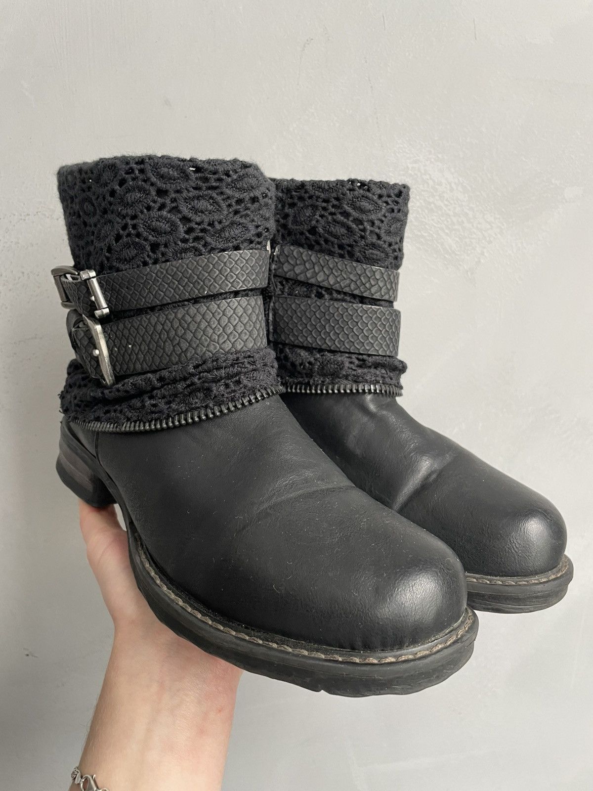 A.S.98 Vintage opium Belted Boots Leather A.S. 98 style Size US 7 / EU 40 - 2 Thumbnail