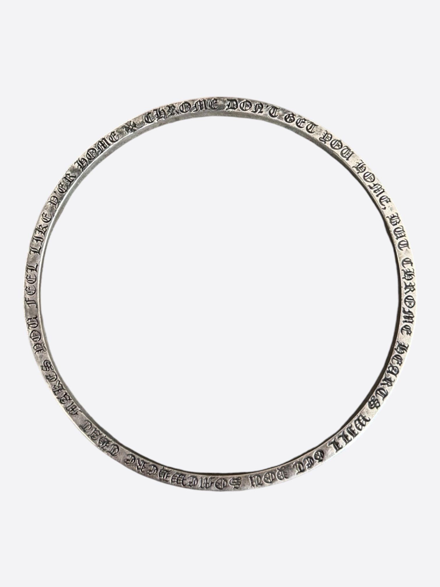 Chrome Hearts Chrome Hearts Silver Spacer Bangle Bracelet Size ONE SIZE - 4 Thumbnail